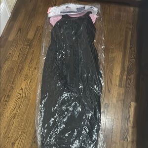 Azazie Black halter gown A14